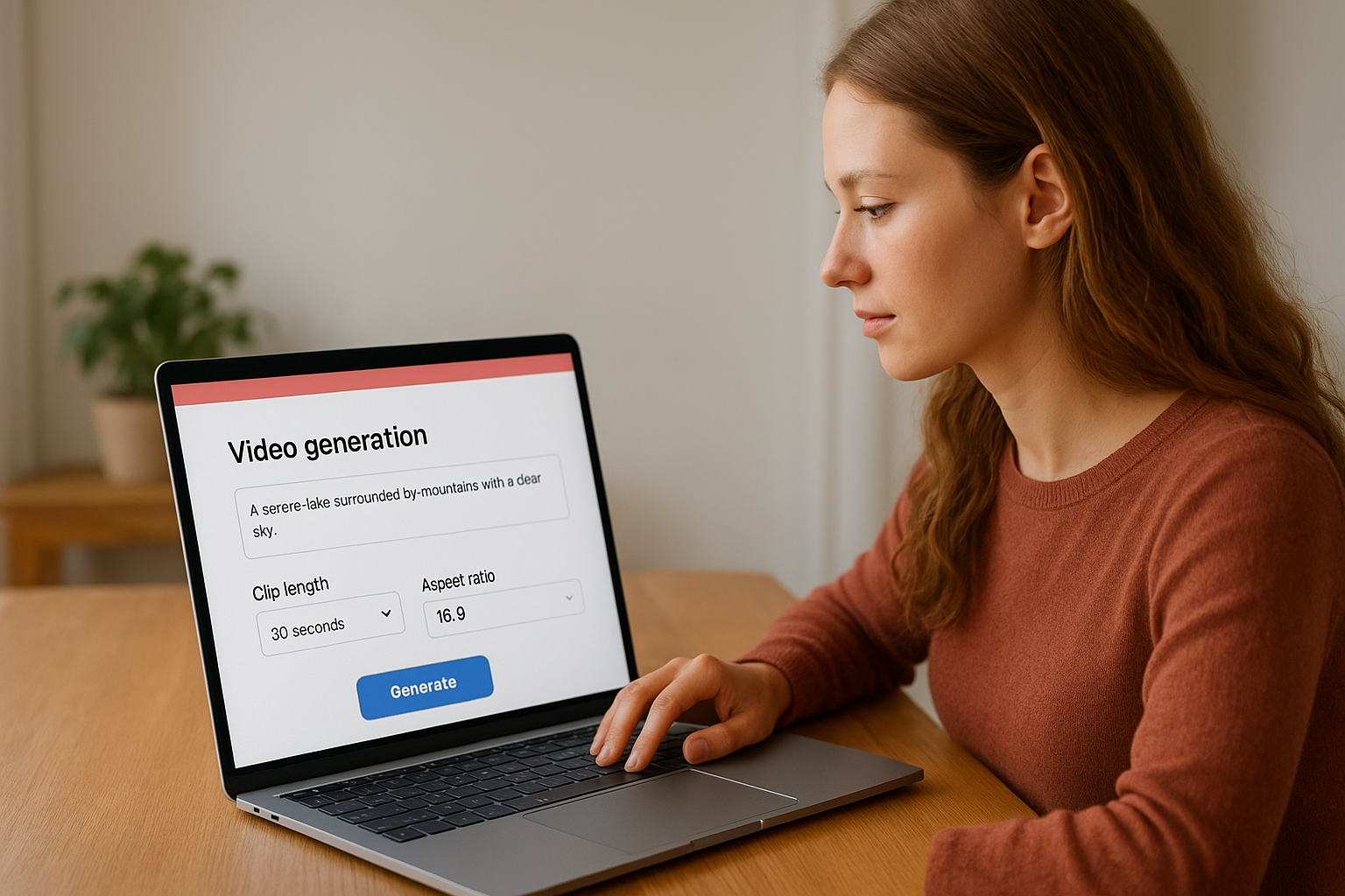 Using Veo through Gemini Advanced