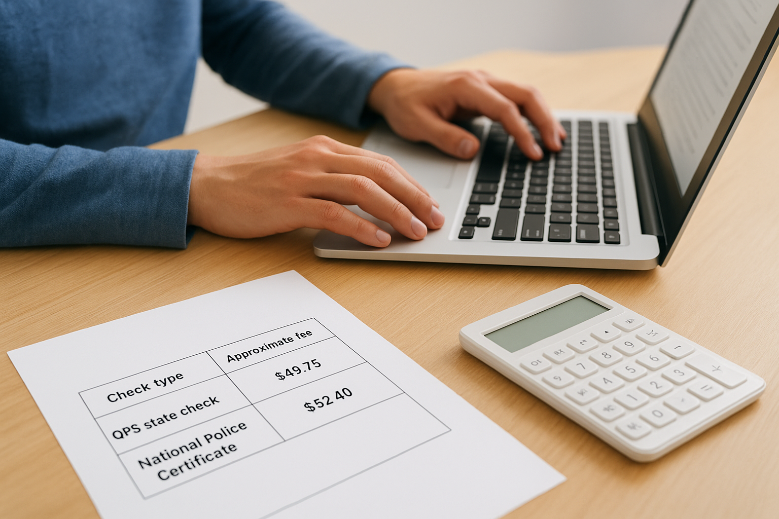 Processing times and costs