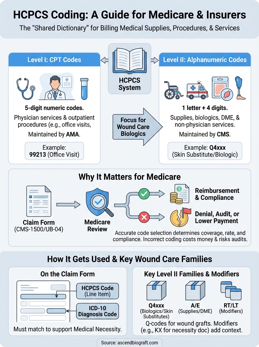 what is hcpcs coding infographic