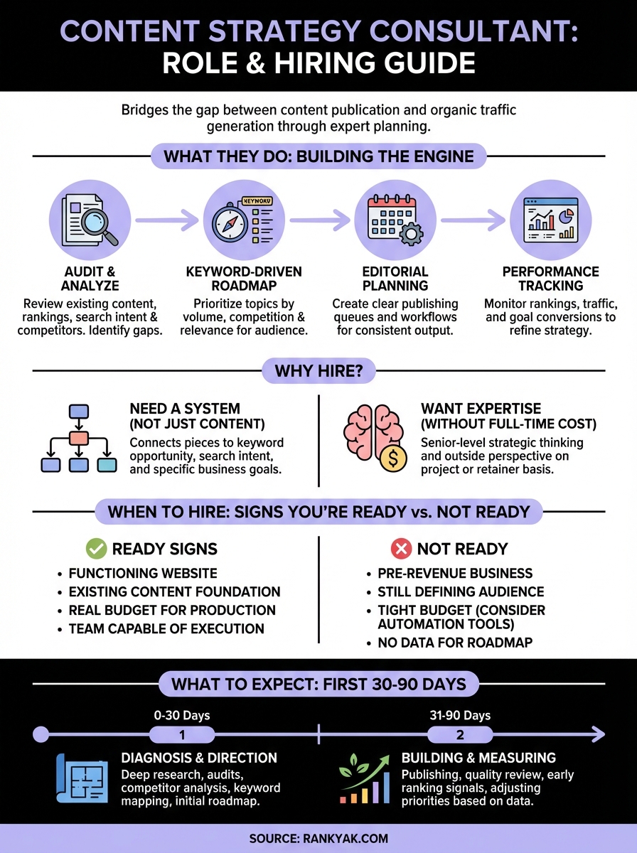 content strategy consultant infographic