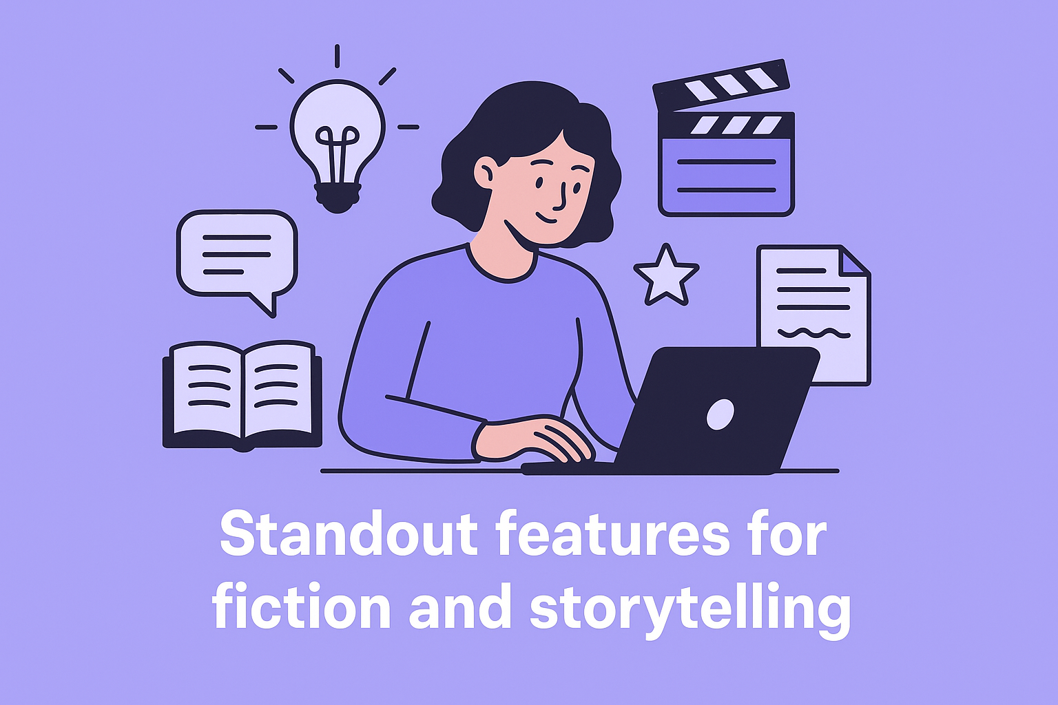 Standout features for fiction and storytelling