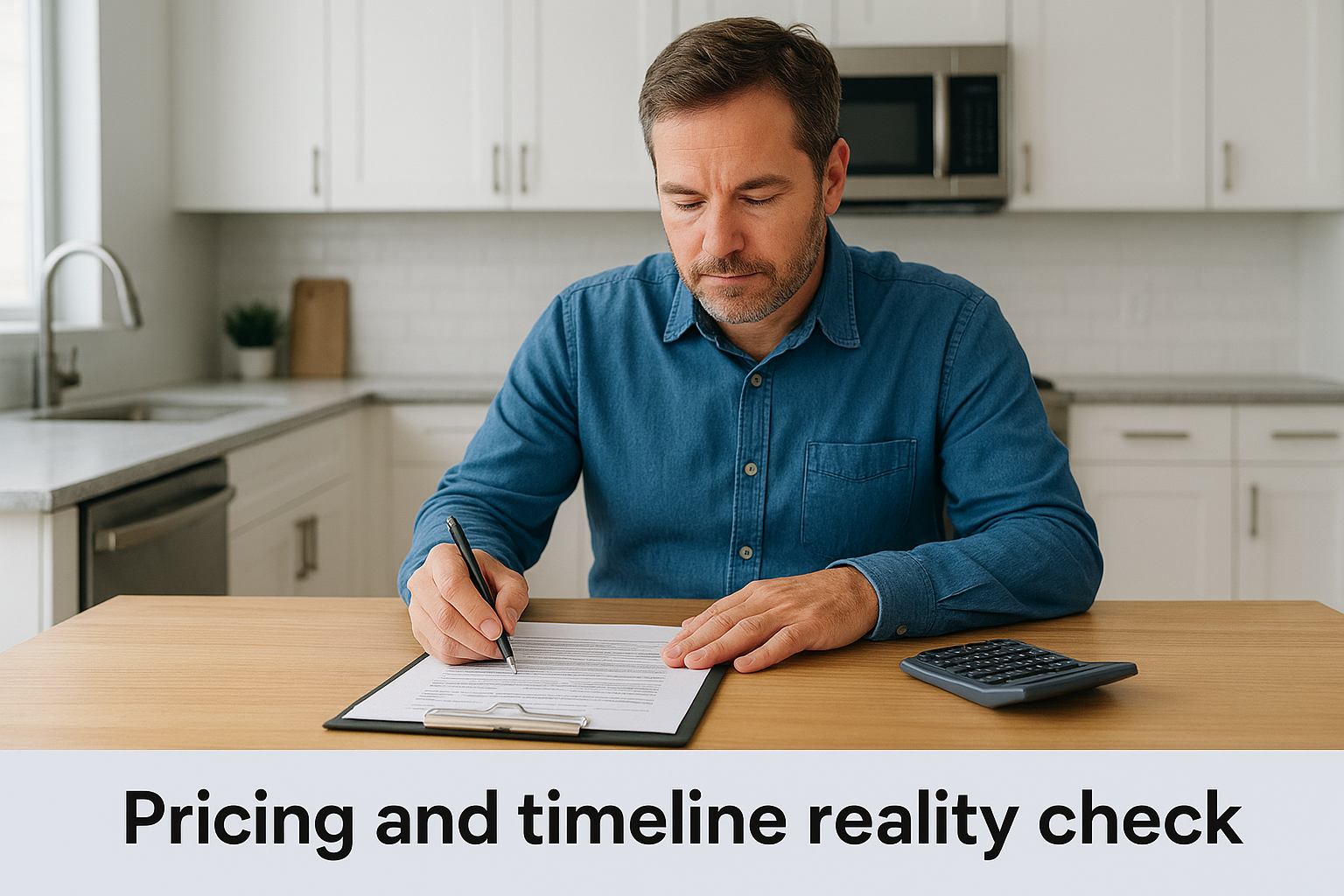 Pricing and timeline reality check