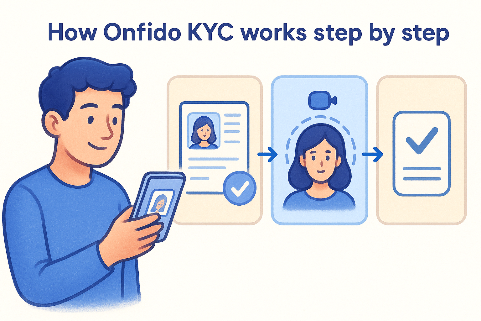 How Onfido KYC works step by step