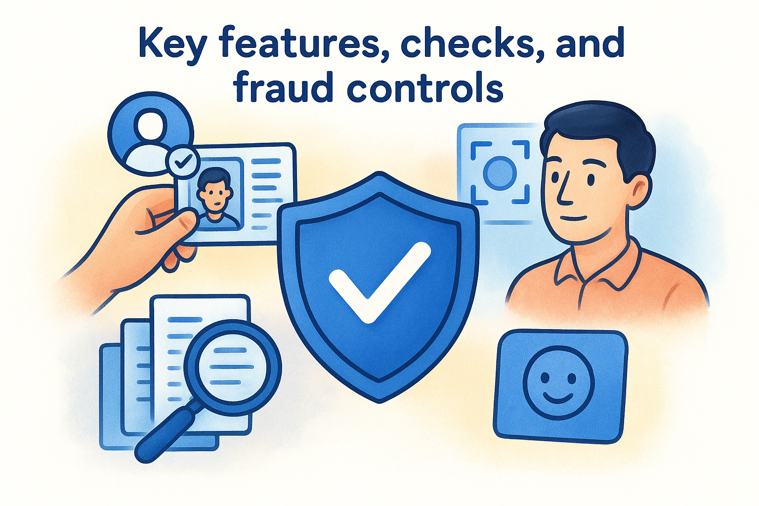 Key features, checks, and fraud controls
