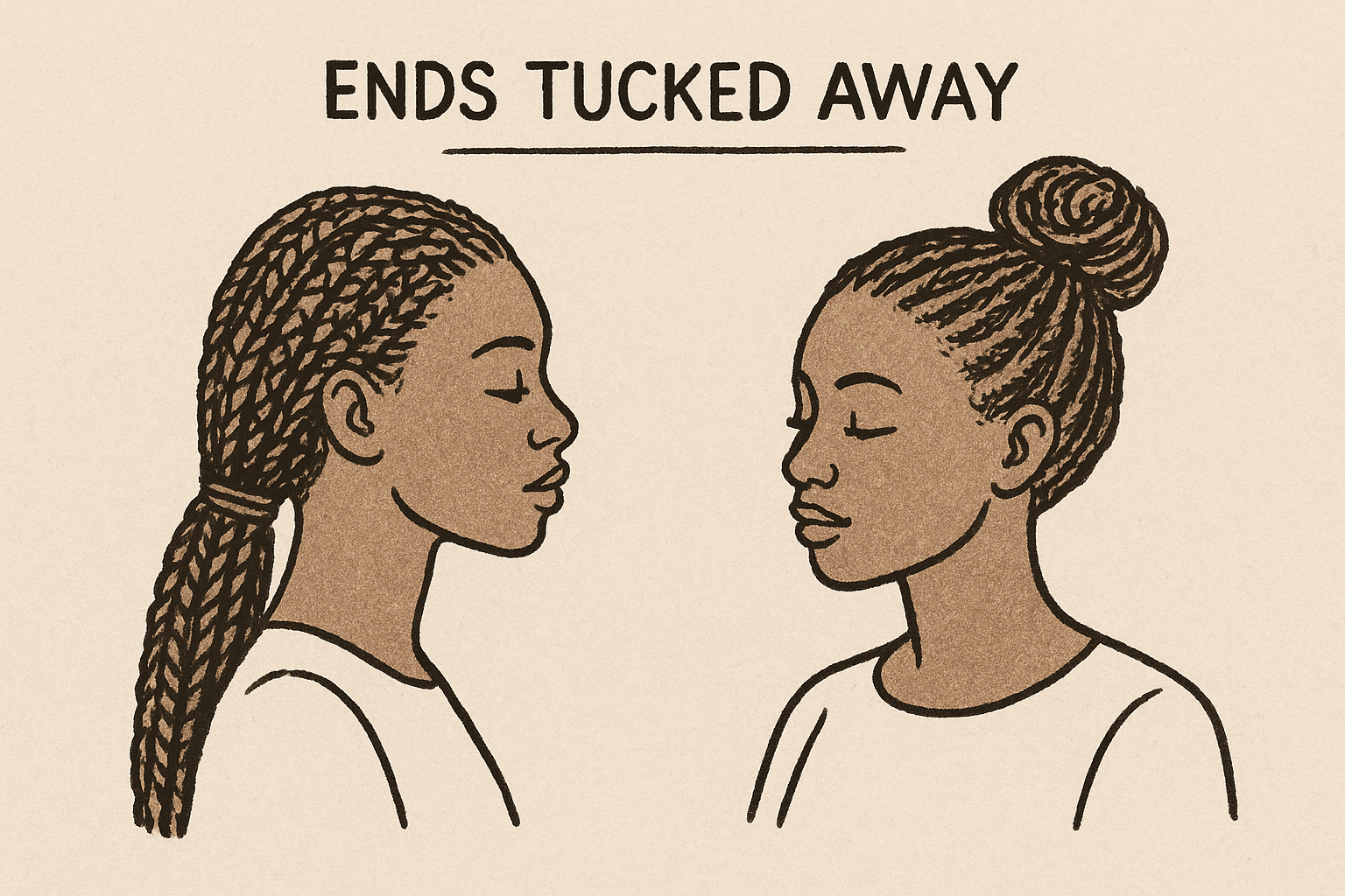 The core requirement: ends tucked away