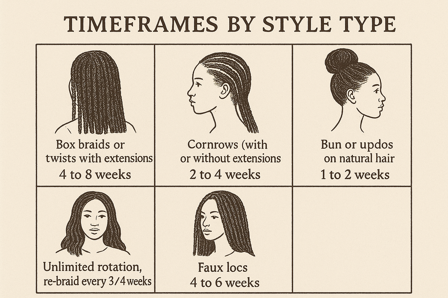 Timeframes by style type