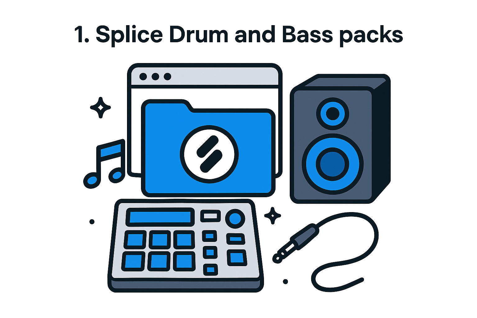 1. Splice Drum and Bass packs