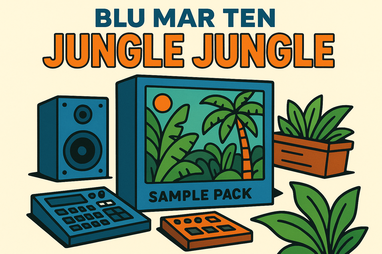 6. Blu Mar Ten Jungle Jungle sample pack
