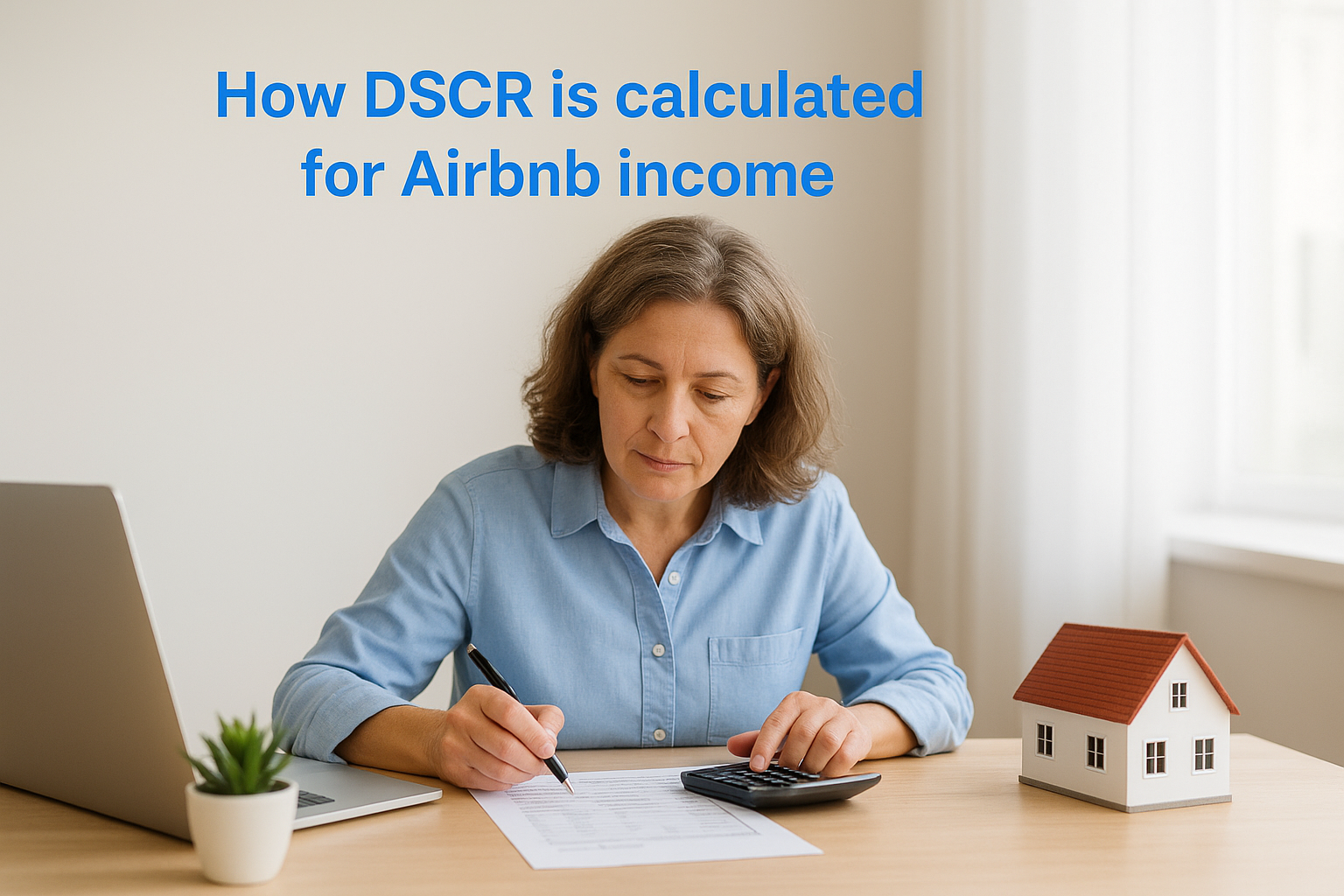 How DSCR is calculated for Airbnb income