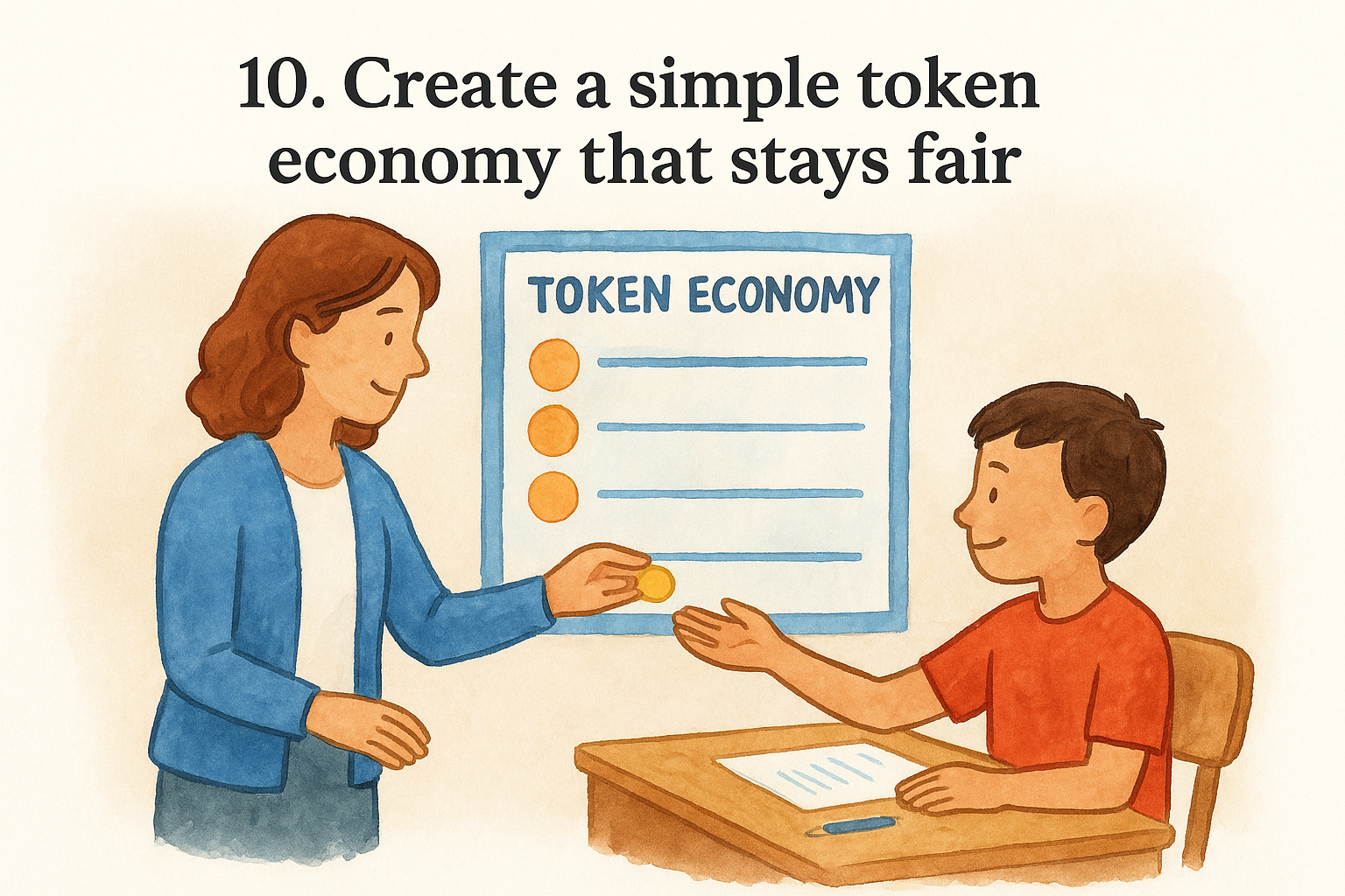 10. Create a simple token economy that stays fair