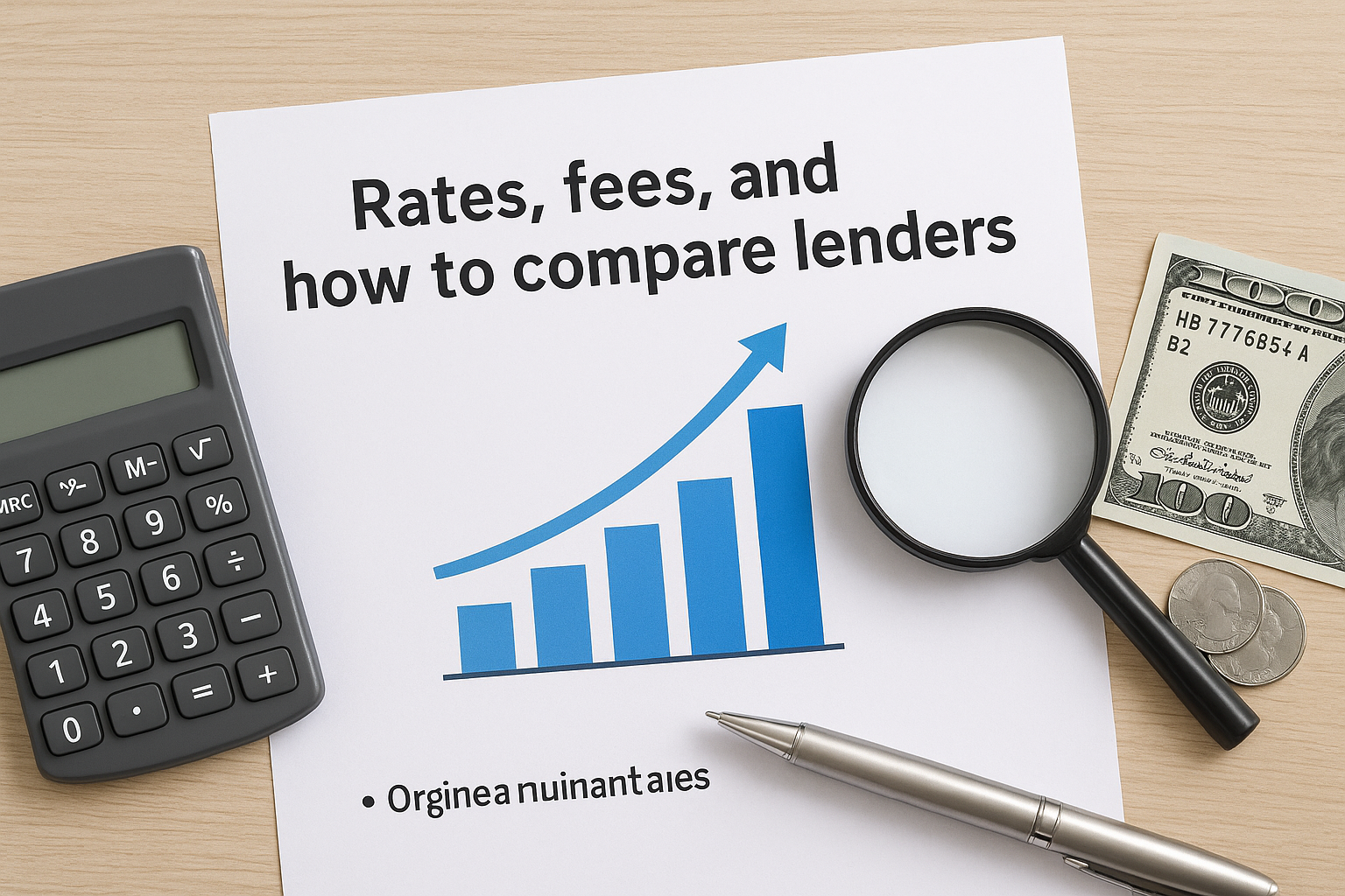Rates, fees, and how to compare lenders