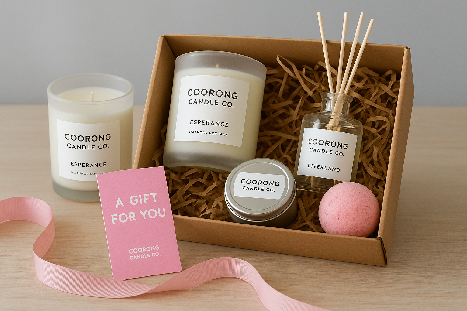 1. Coorong Candle Co. scented gift sets
