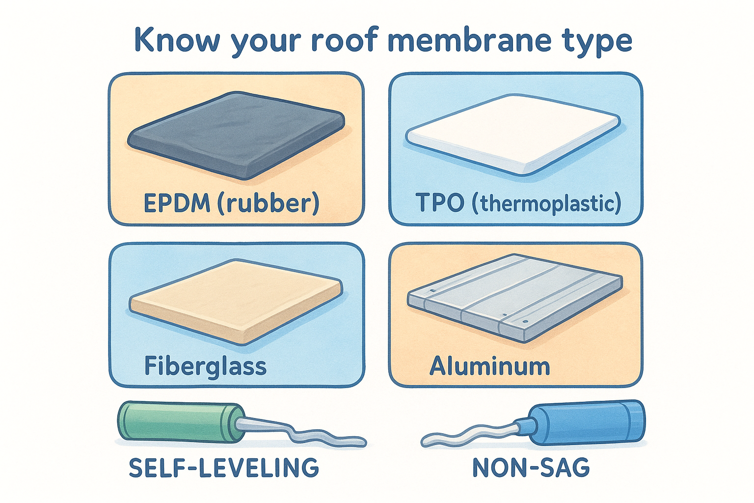 Know your roof membrane type