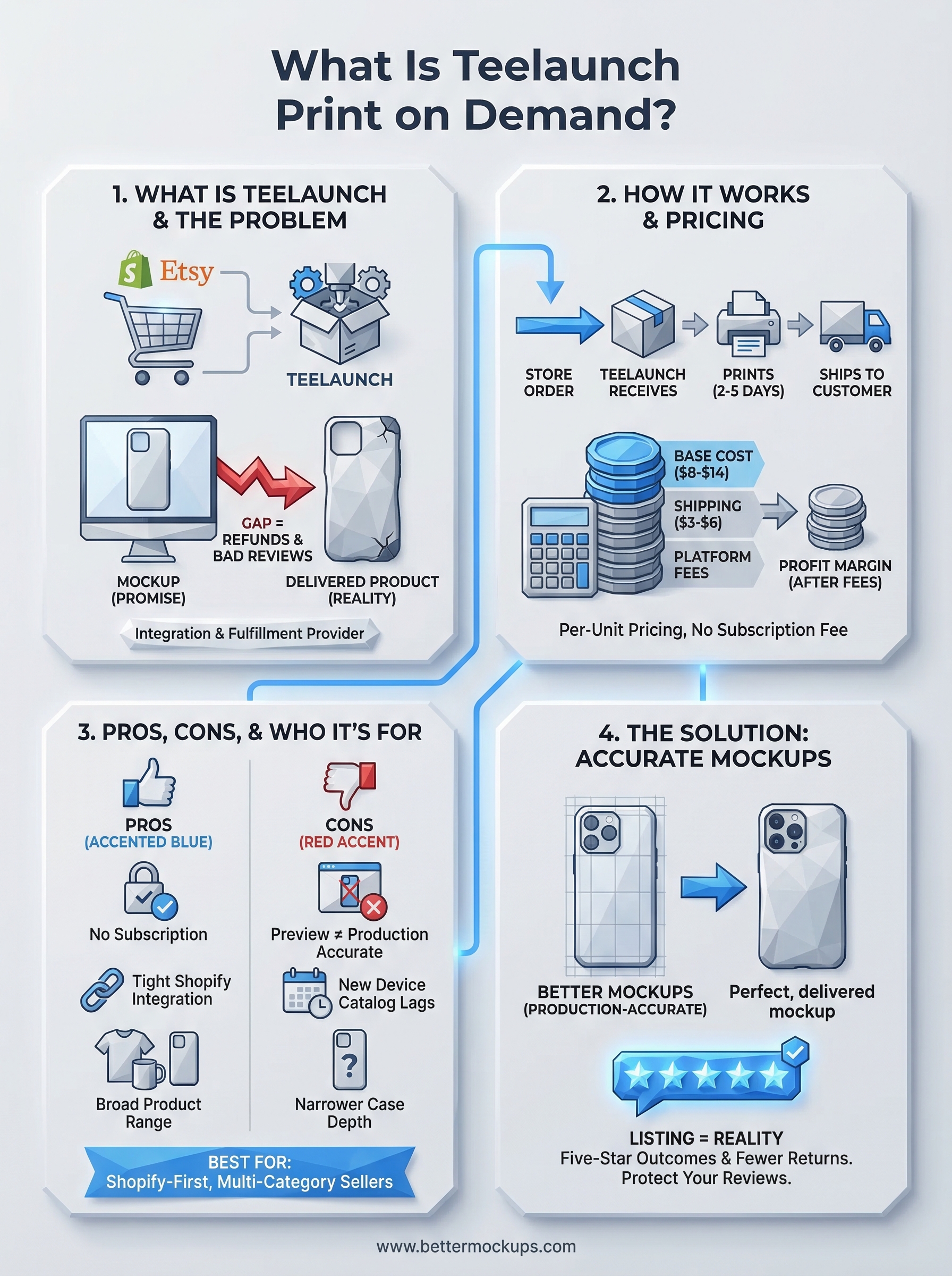 teelaunch print on demand infographic
