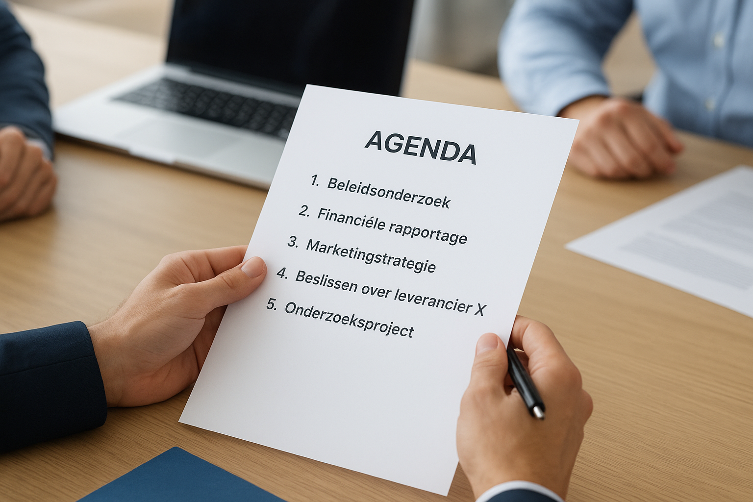 3. Stuur een strakke agenda en bereid besluiten voor