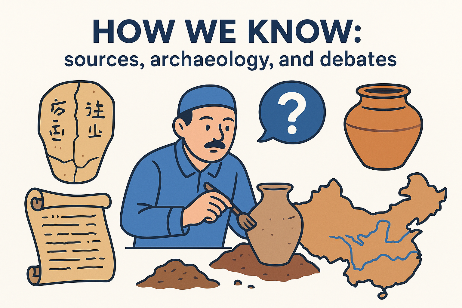 How we know: sources, archaeology, and debates