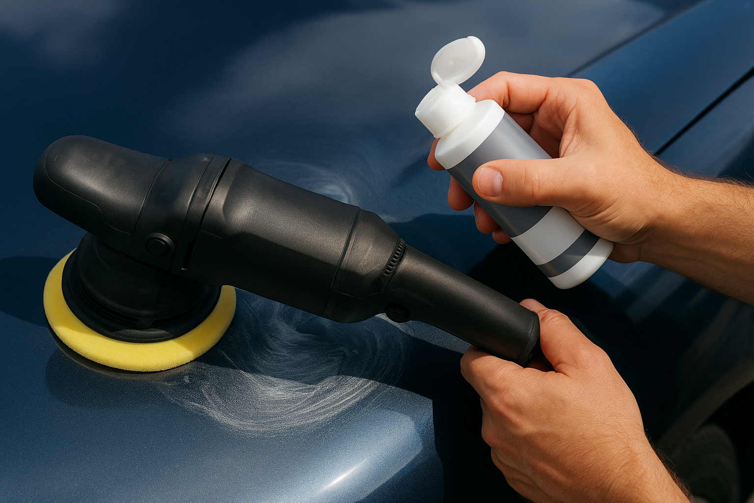 How to polish etched spots correctly