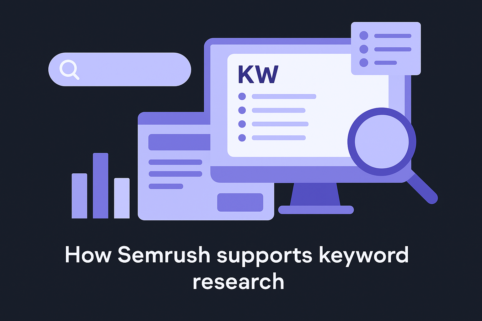 How Semrush supports keyword research