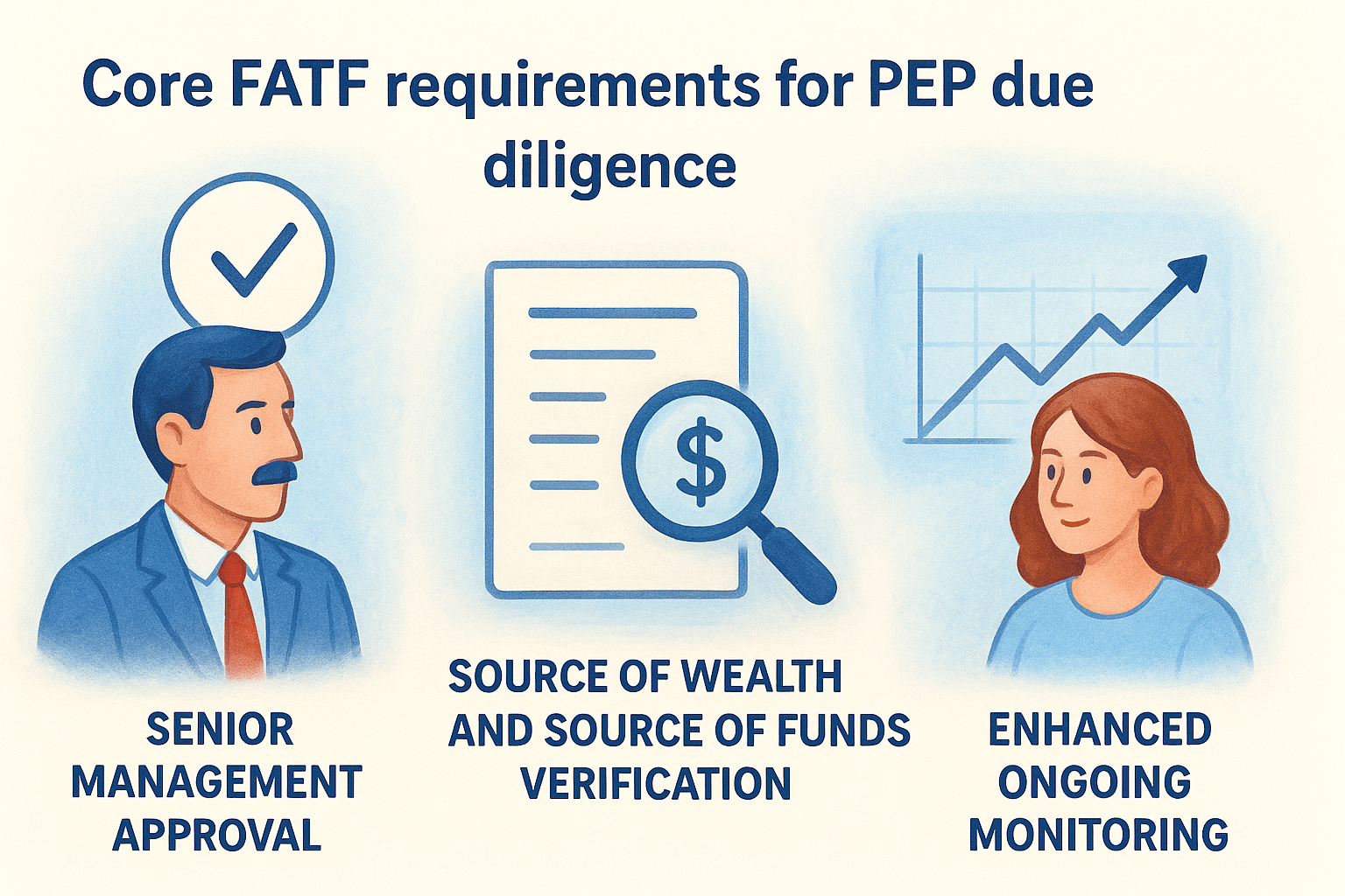 Core FATF requirements for PEP due diligence