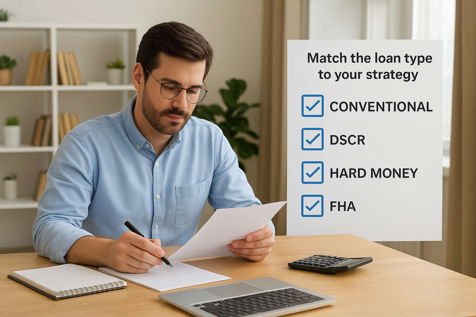 Match the loan type to your strategy