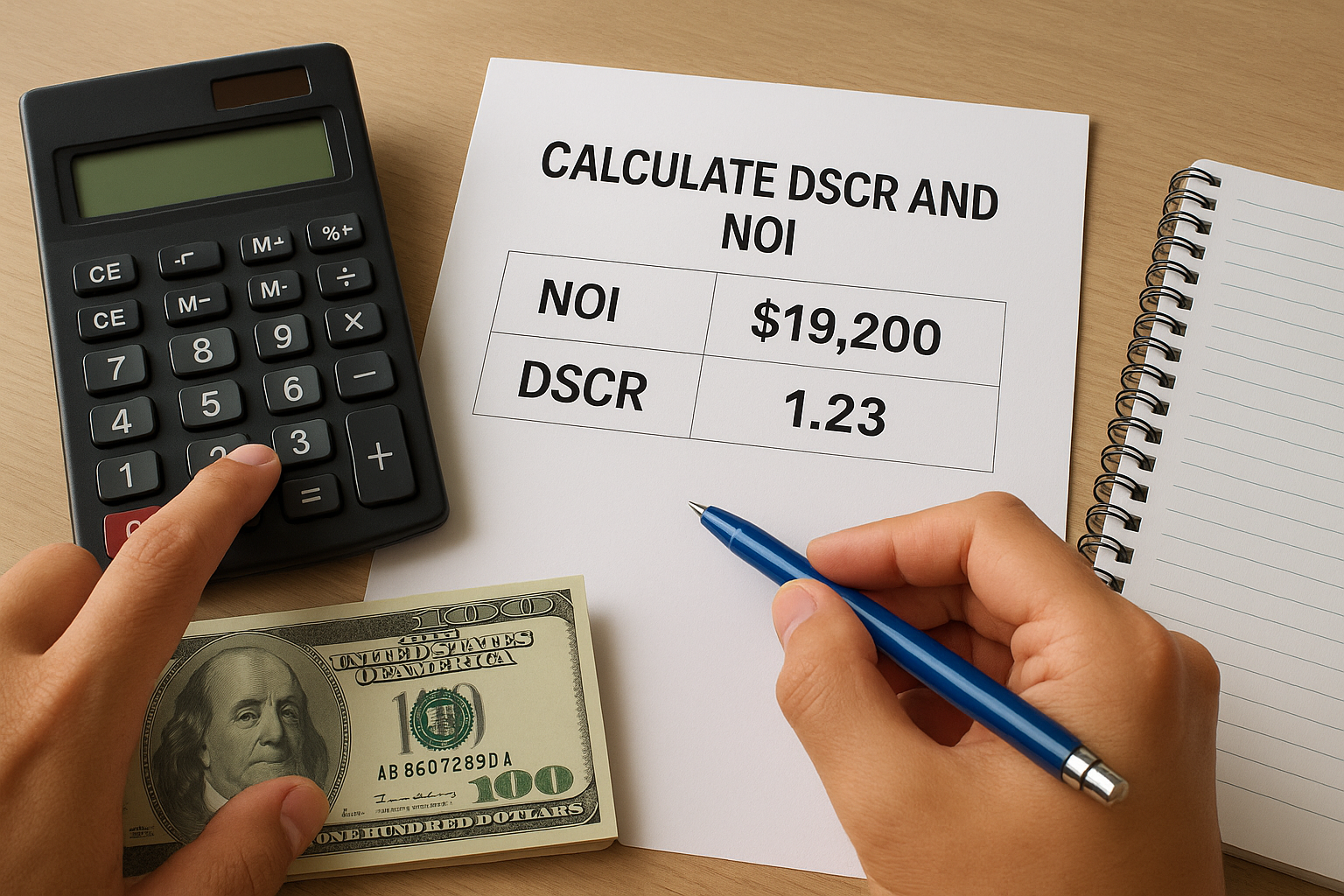 Calculate DSCR and NOI