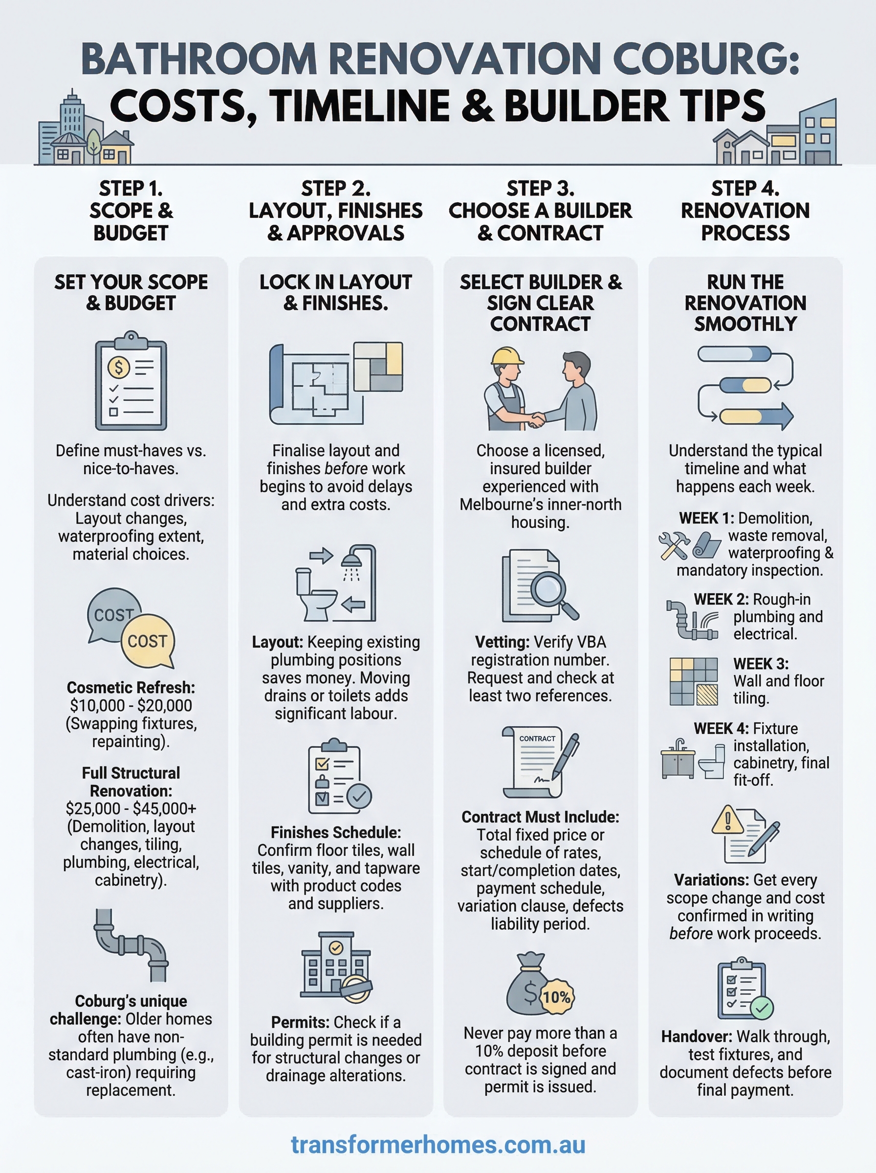 bathroom renovation coburg infographic