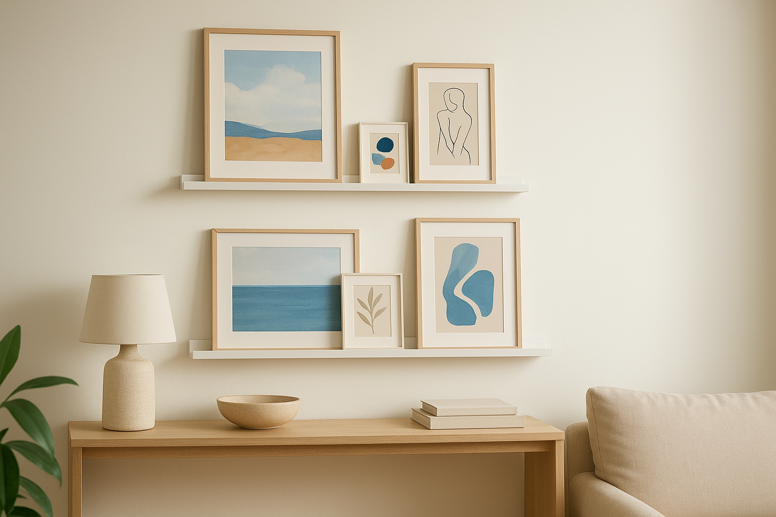 6. The picture ledge layered layout