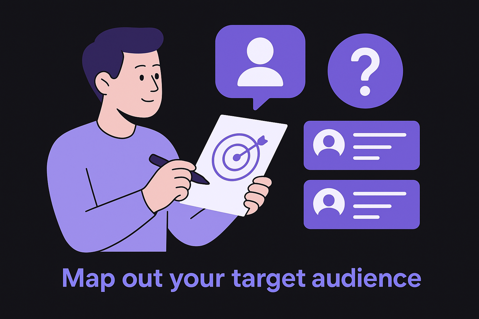 Map out your target audience