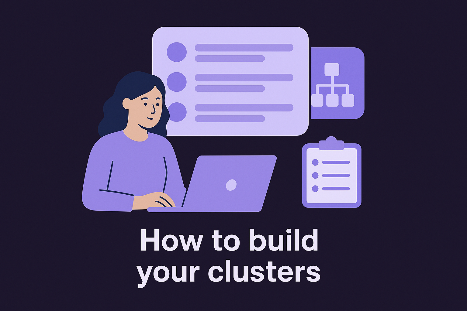 How to build your clusters