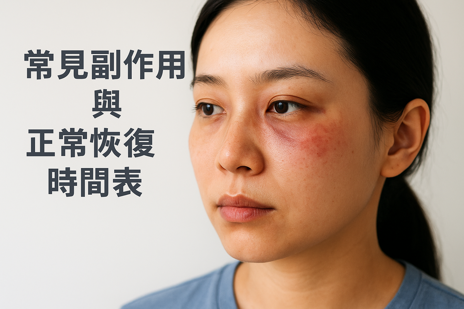 常見副作用與正常恢復時間表