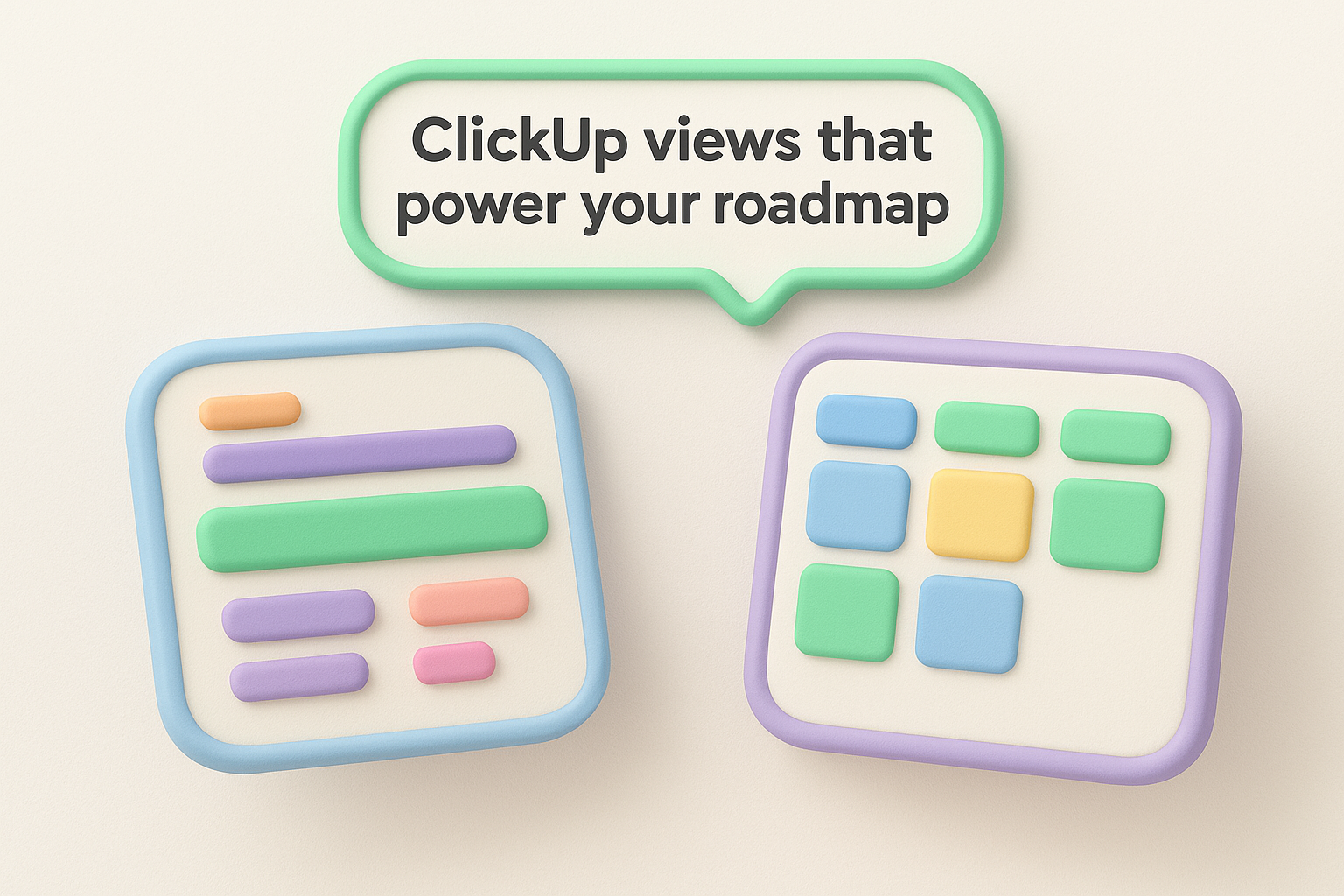 ClickUp views that power your roadmap