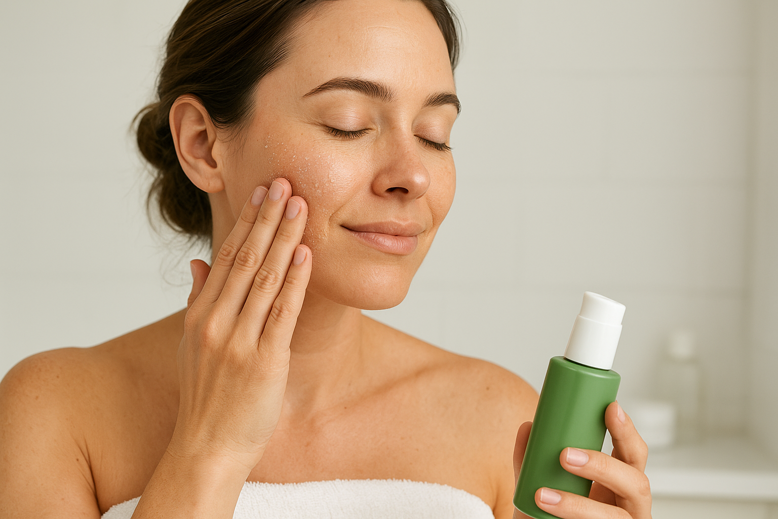 Step 2. Exfoliate and add treatments