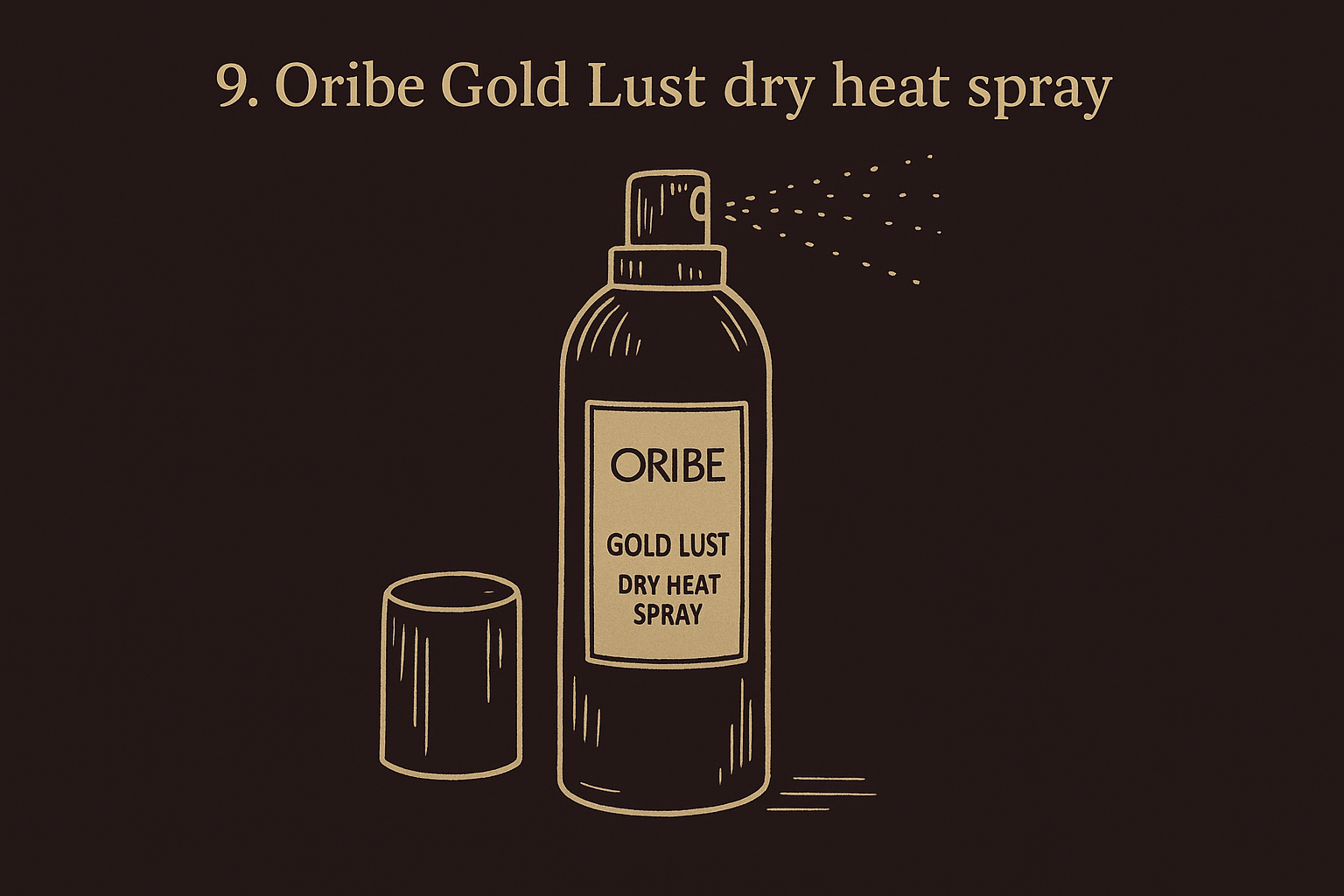 8. Oribe Gold Lust dry heat spray