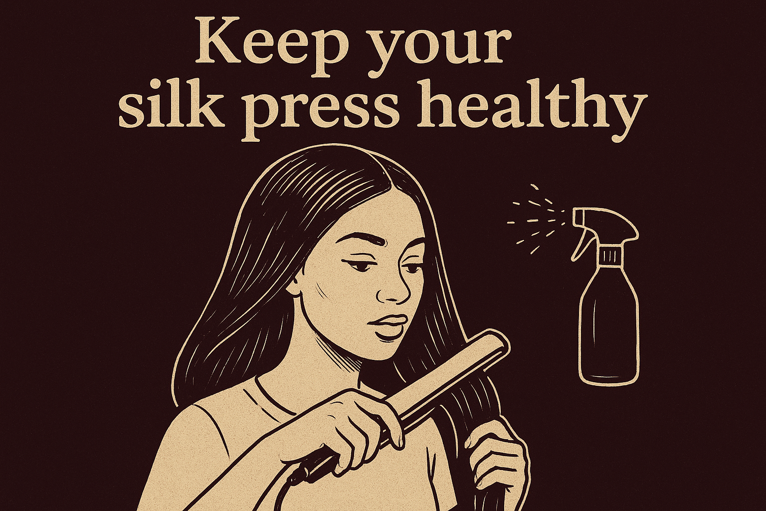 Keep your silk press healthy