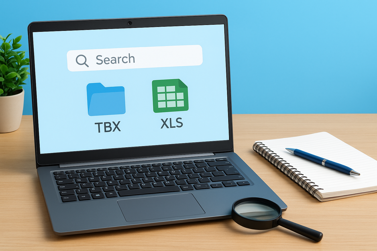 File formats and search options