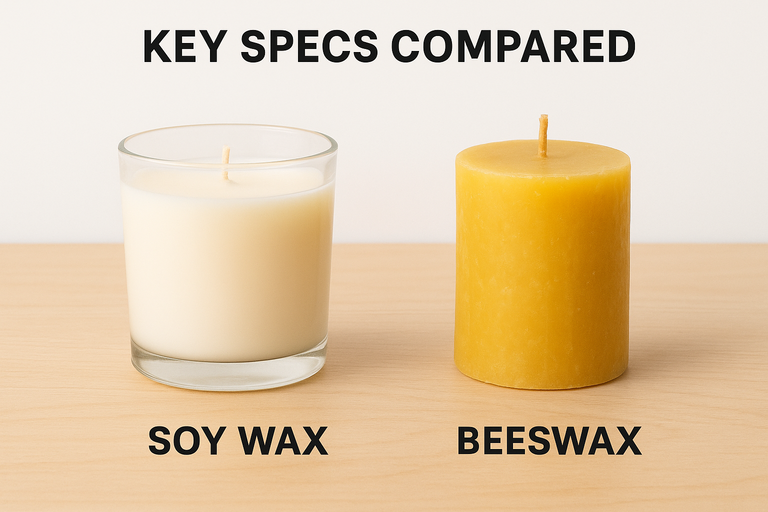 Key specs compared