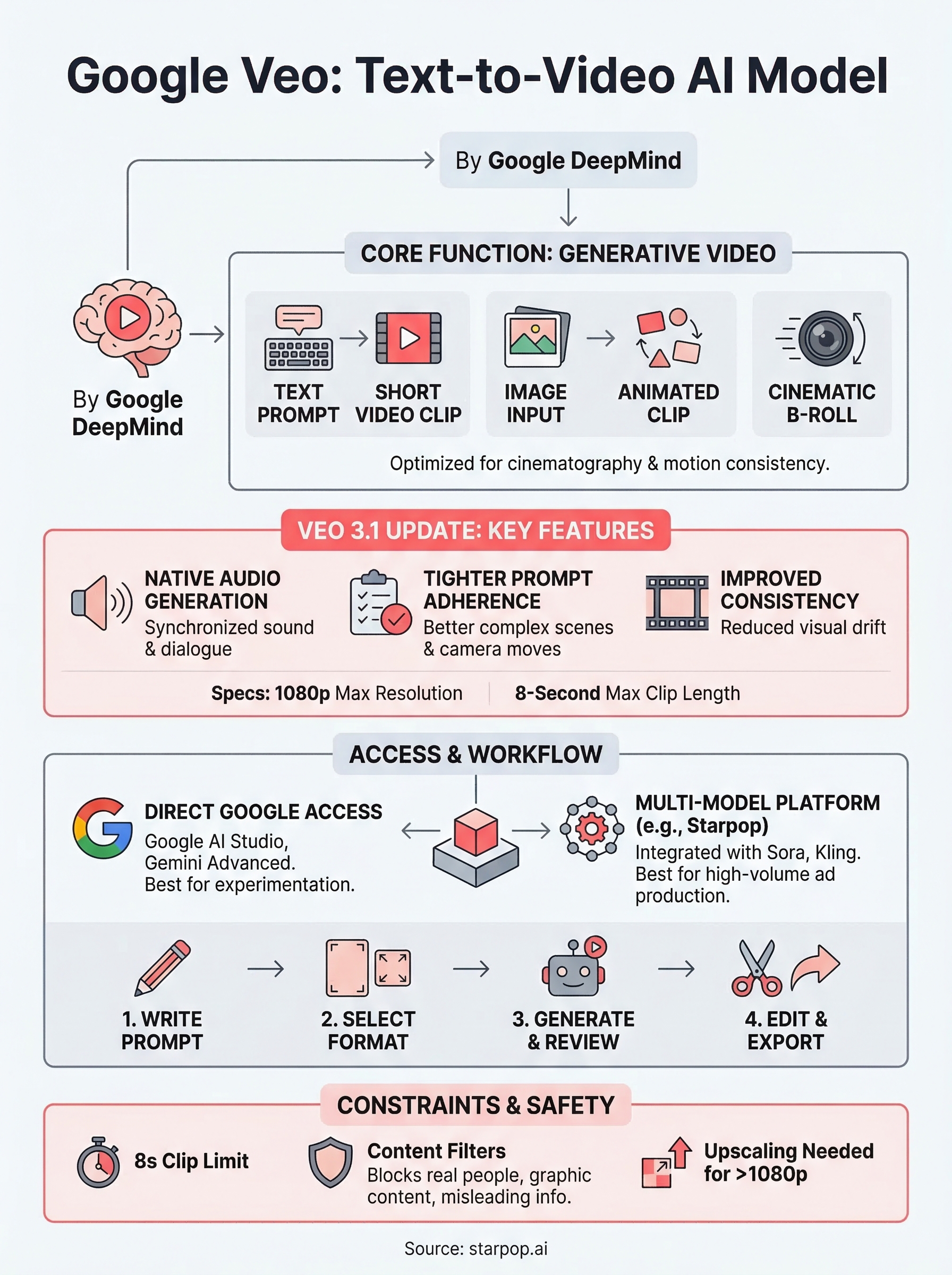 google veo infographic