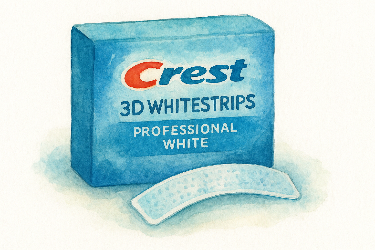 2. Crest 3D Whitestrips Professional White