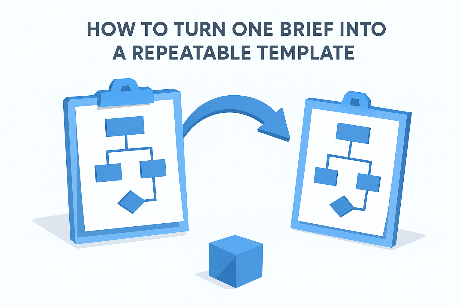 How to turn one brief into a repeatable template