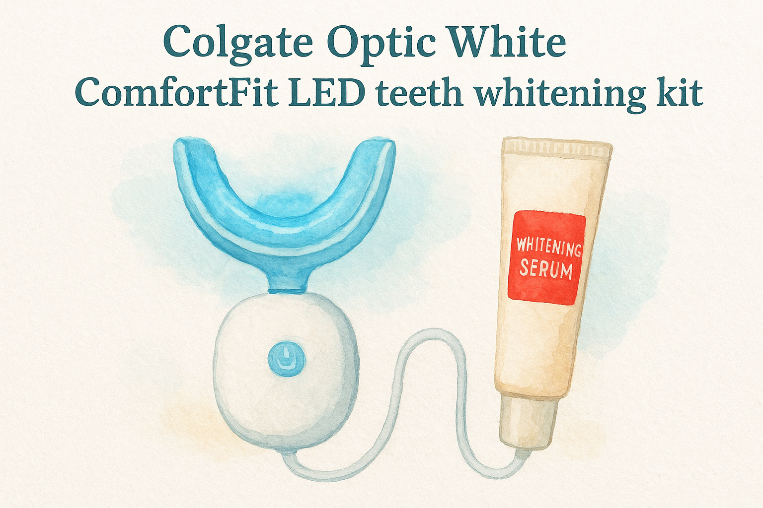 4. Colgate Optic White ComfortFit LED teeth whitening kit