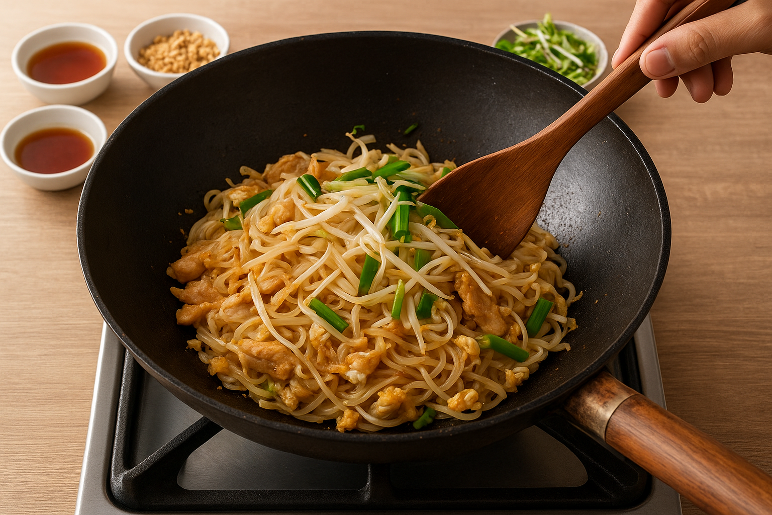 Jak przygotowuje się pad thai krok po kroku