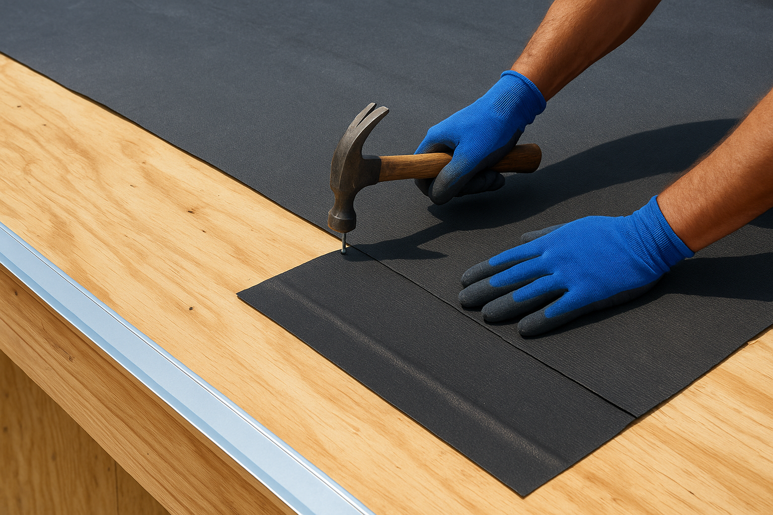 Install drip edge and underlayment in the right order