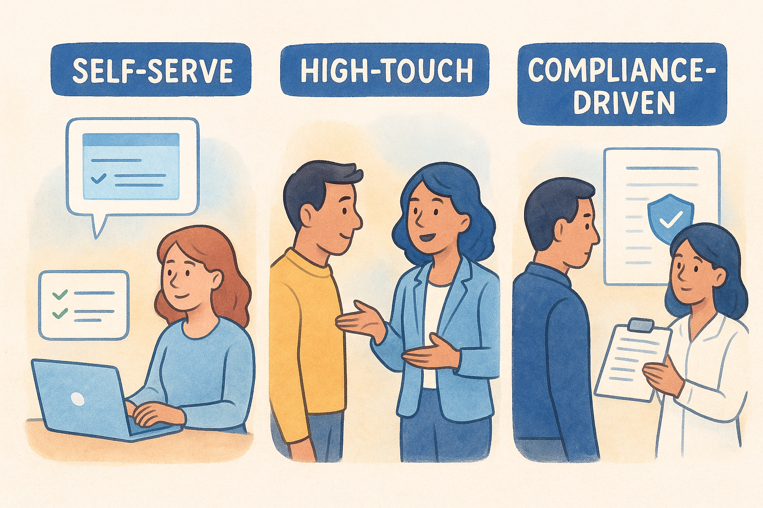 Customer onboarding models and examples