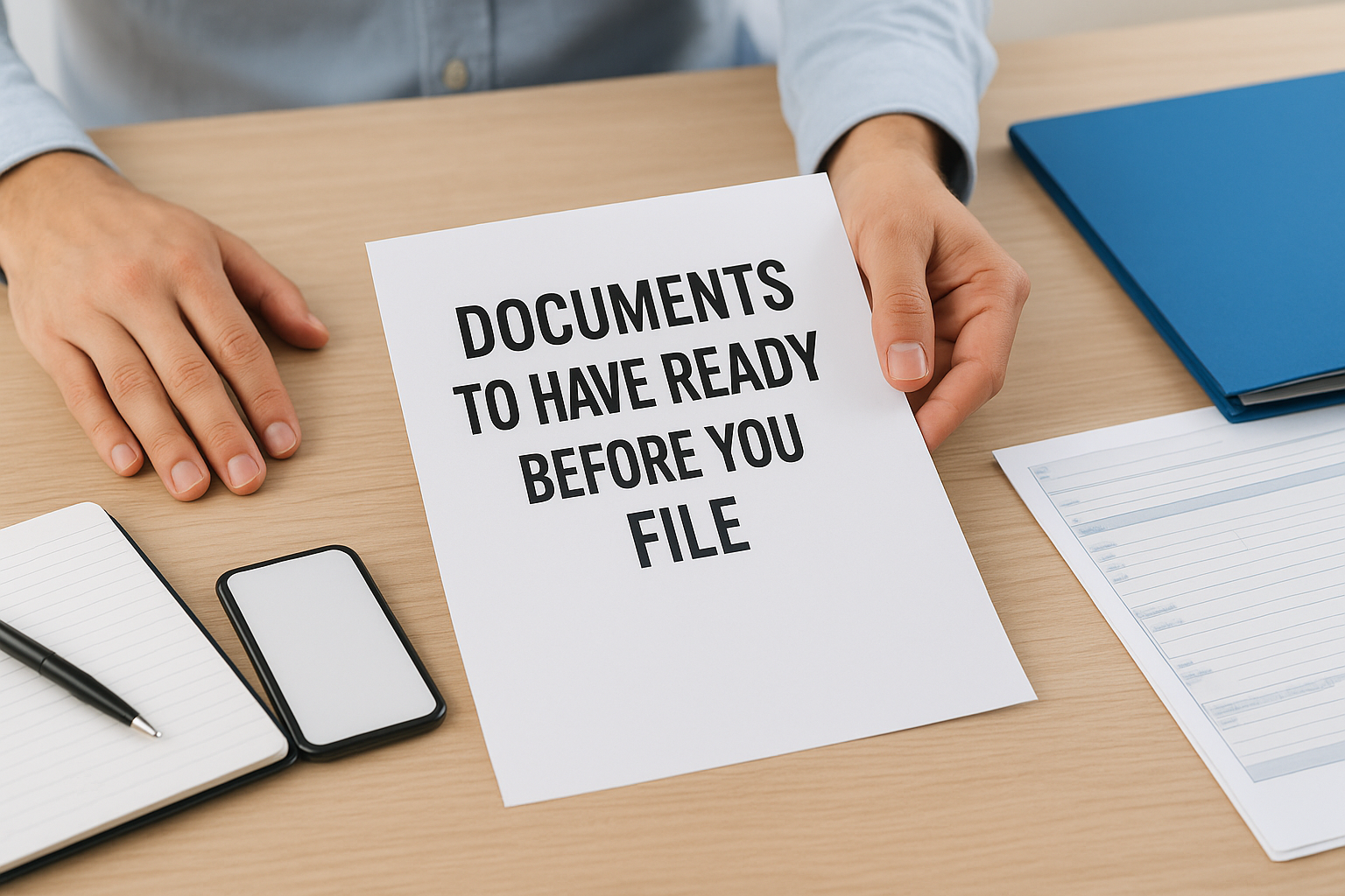 Documents to have ready before you file