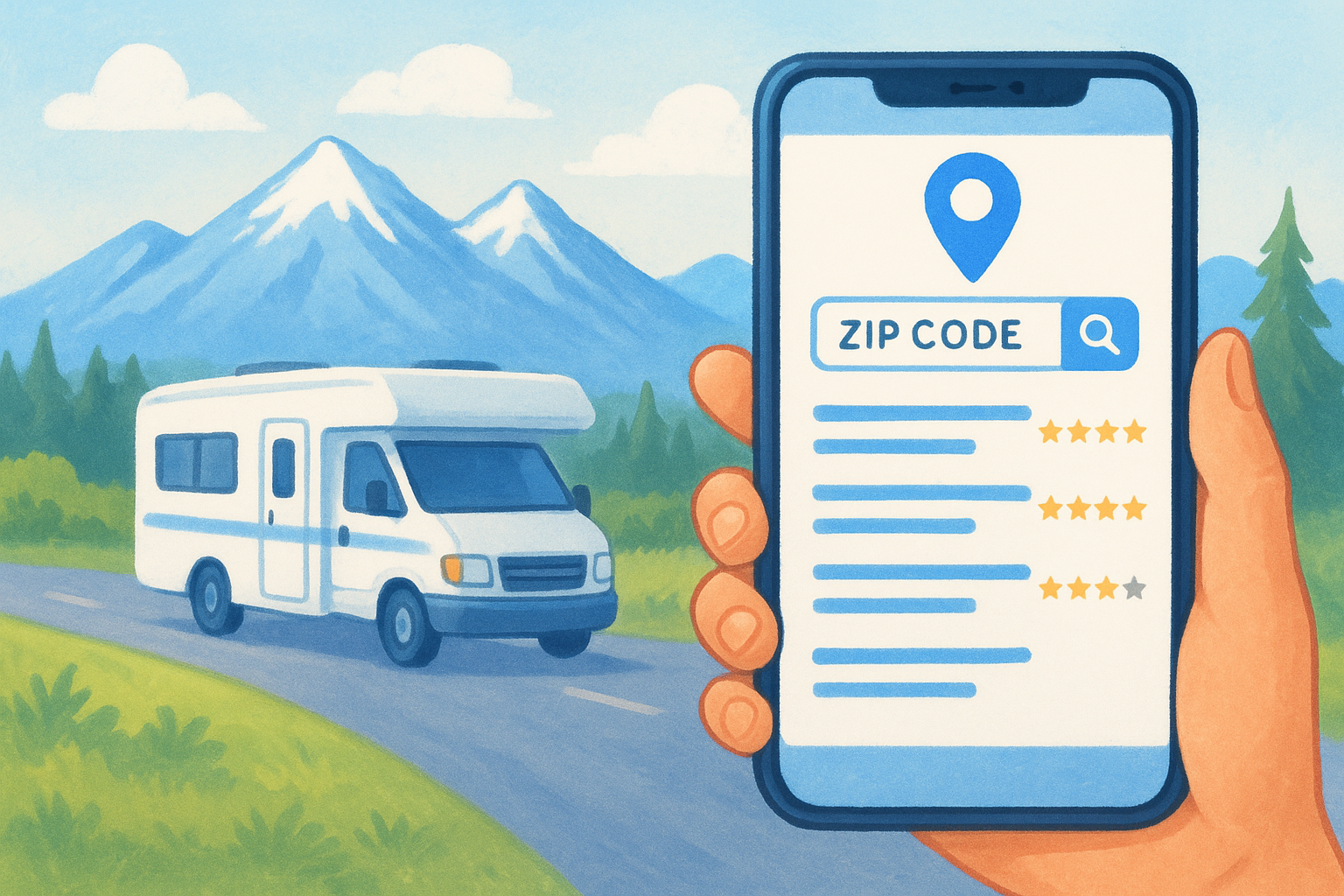 Coverage in Alaska and how to search fast
