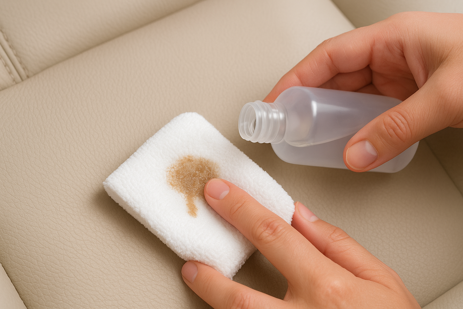 Match the treatment to the stain type