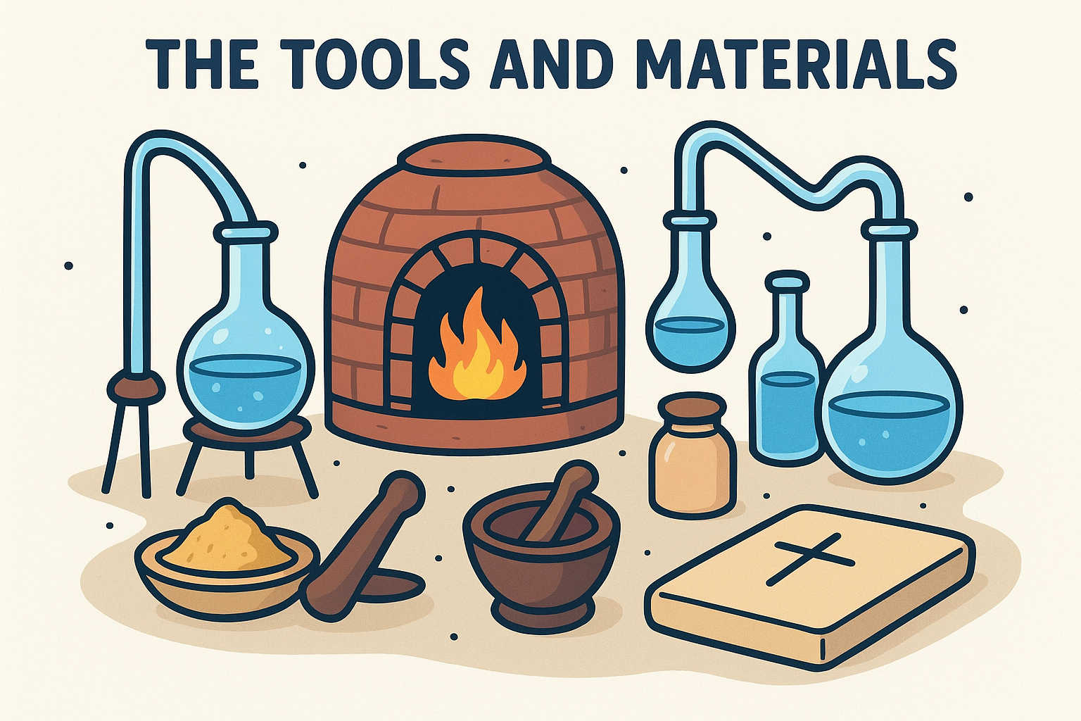The tools and materials