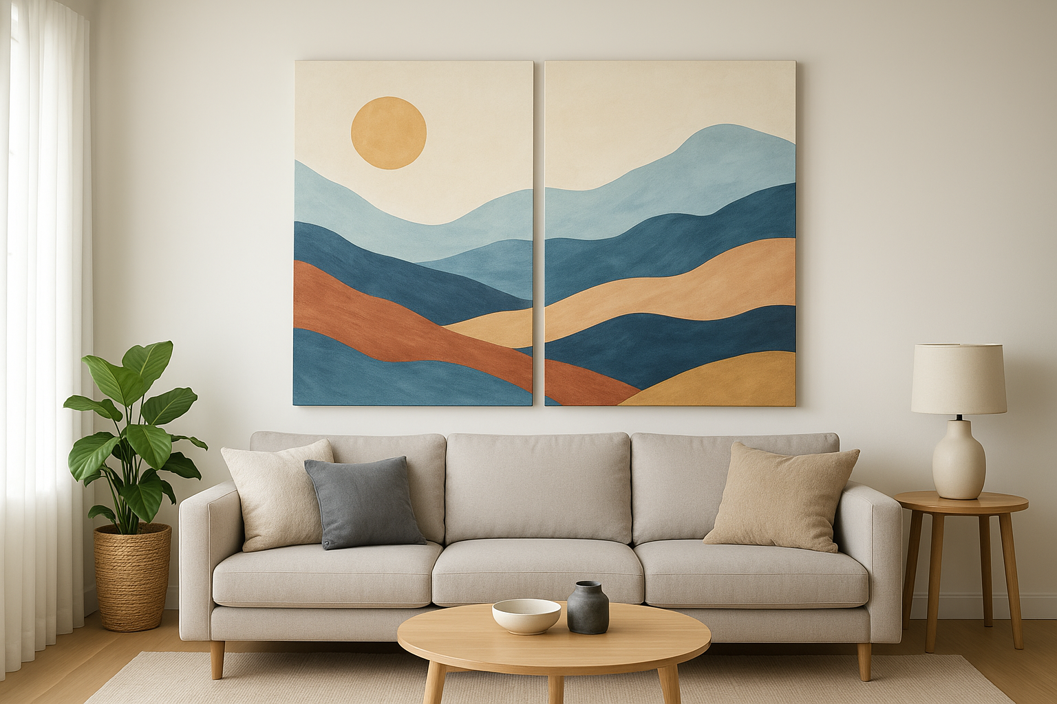 Sizing and layout ideas for statement walls