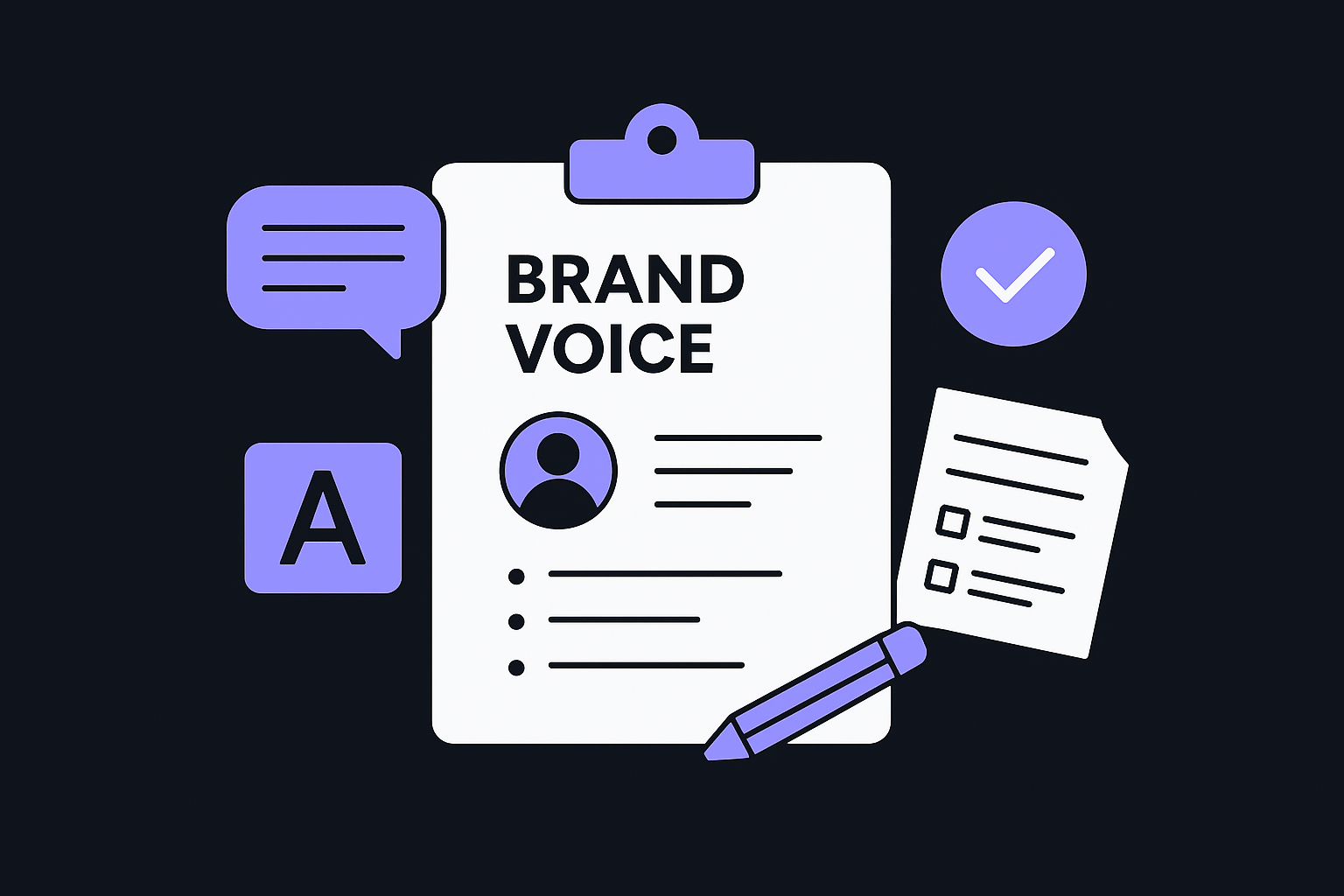 Define your brand voice and style guide