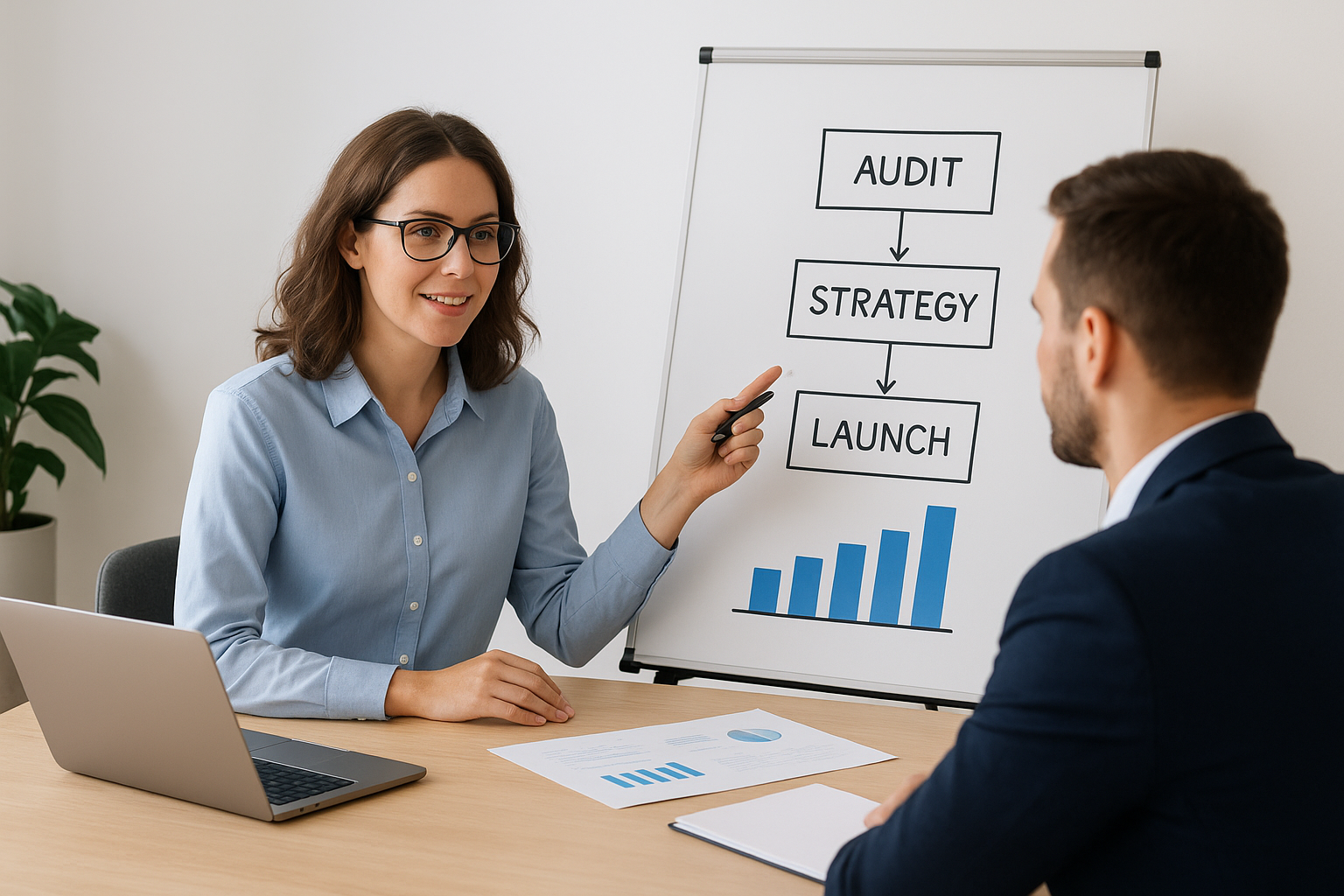 What the process looks like from audit to launch